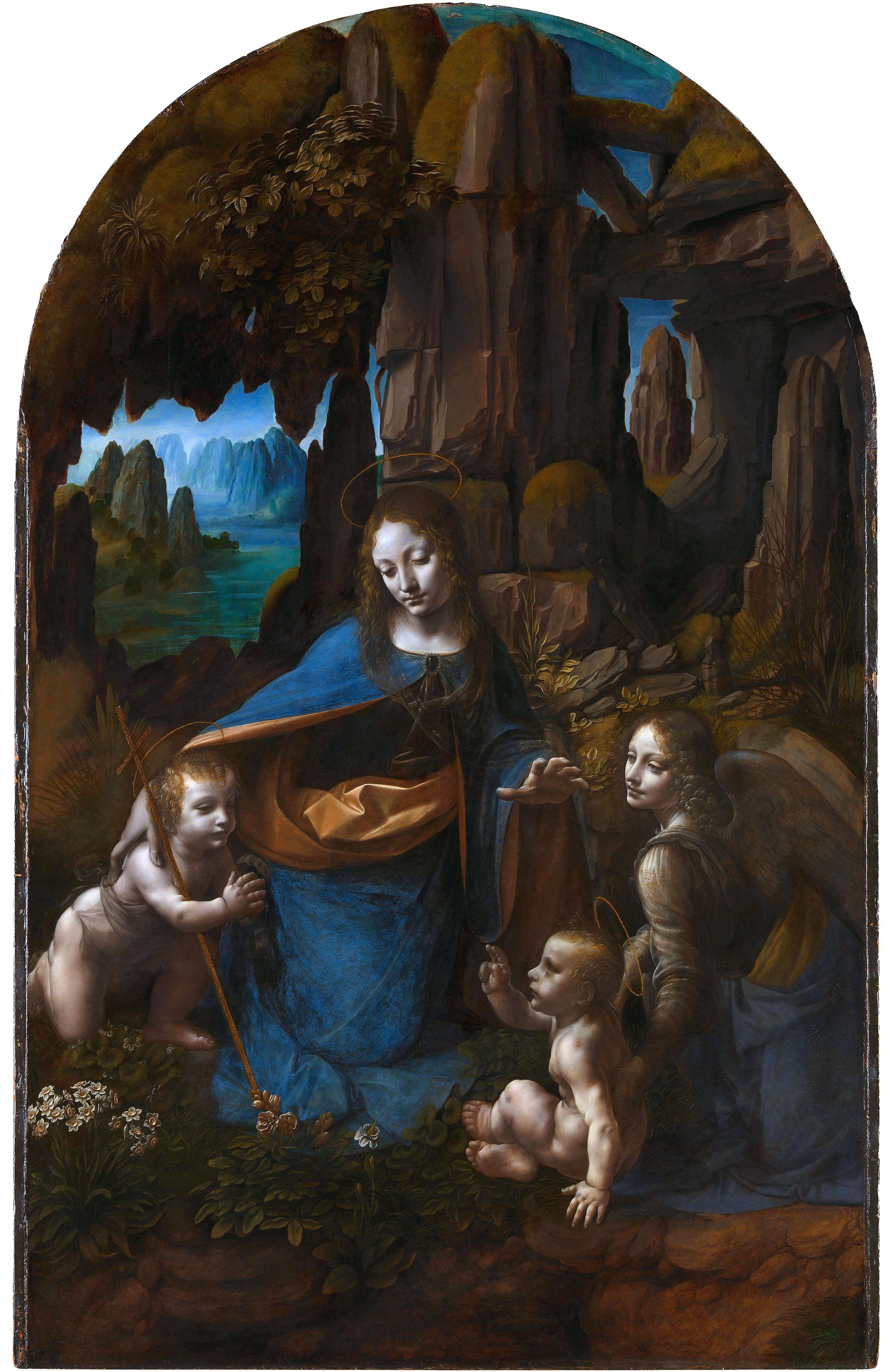 Leonardo da Vinci's Virgin of the Rocks painting